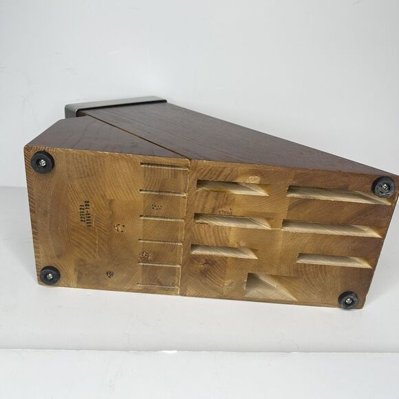 JA Henckels Modernist Knife-Sharpening Block, Holds 12 Knives, 1 Pr Shears - Picture 9 of 12
